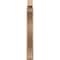 Ekena Millwork 5 1/2-in W x 30-in D x 42-in H Funston Block Rough Cedar Woodgrain TimberThane Outlooker, Primed Tan OUTUR055X30X42FST44RCPR - alternate 2